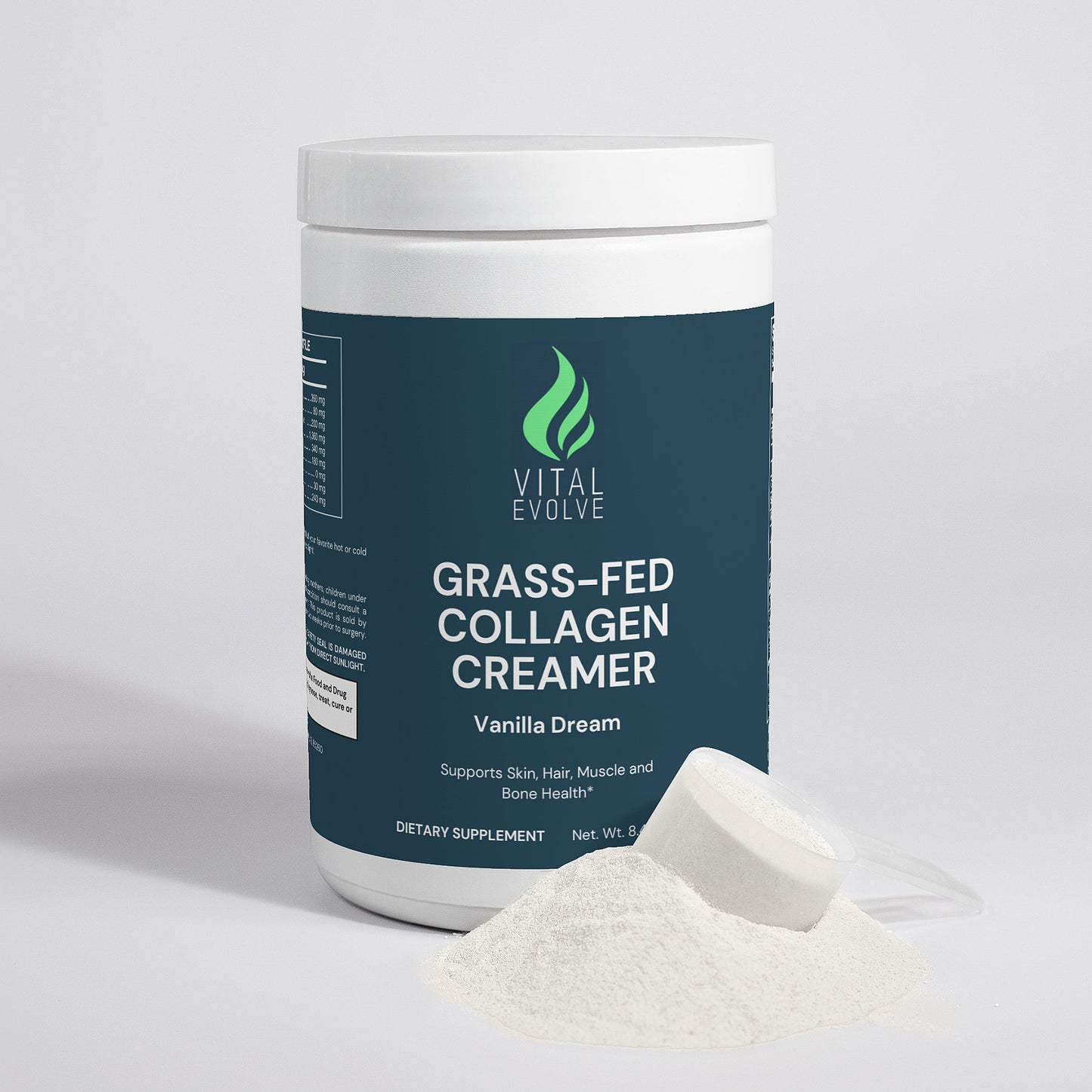 Grass-Fed Collagen Creamer: Vanilla Dream